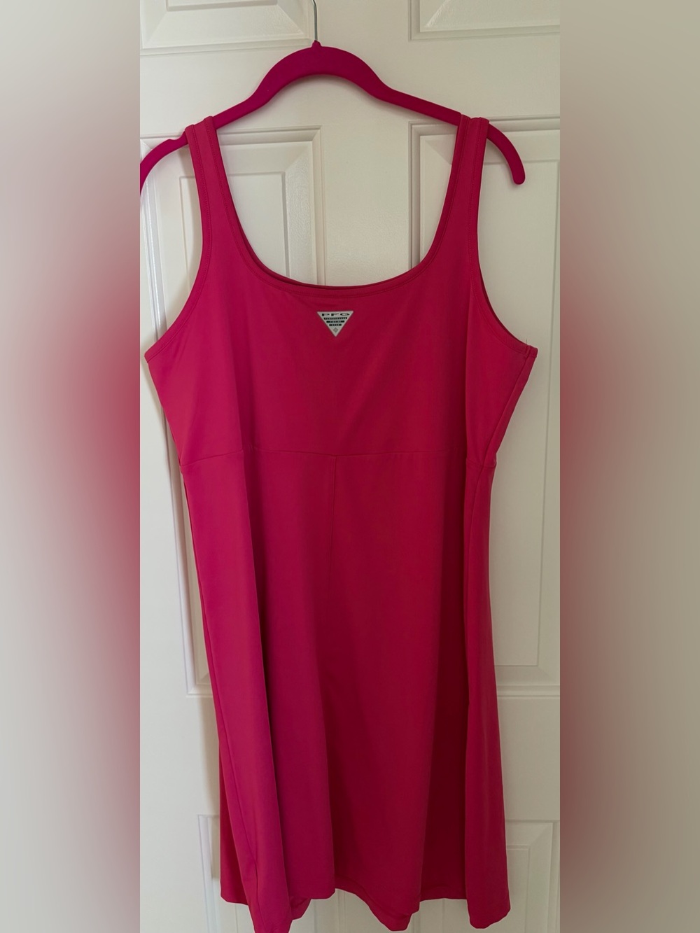 Columbia Women's Fuchsia Scoop Neck Tank Dress - Picture 2 of 3